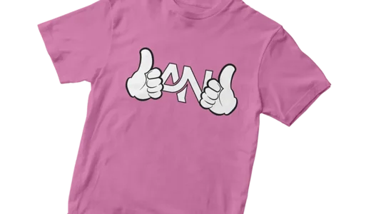 b-AN-dロゴ入りTシャツ