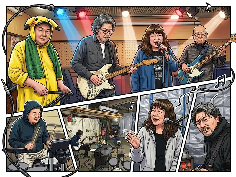 b-AN-dメンバーイラスト
